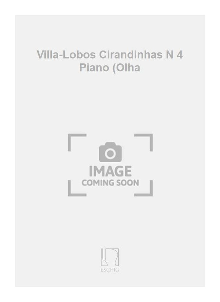 Villa-Lobos Cirandinhas N 4 Piano (Olha
